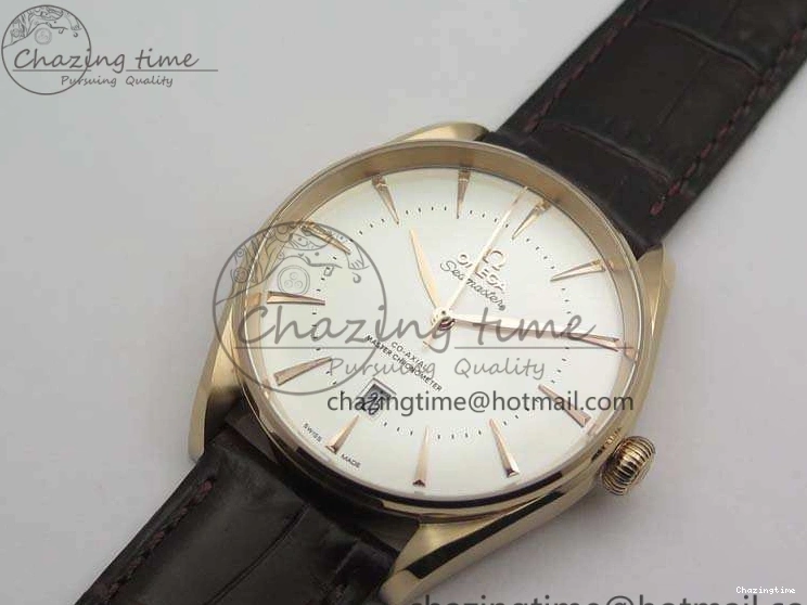 1219 Seamaster Edizione Venezia RG Best Edition White Dial On Leather Strap A Timeless 8127